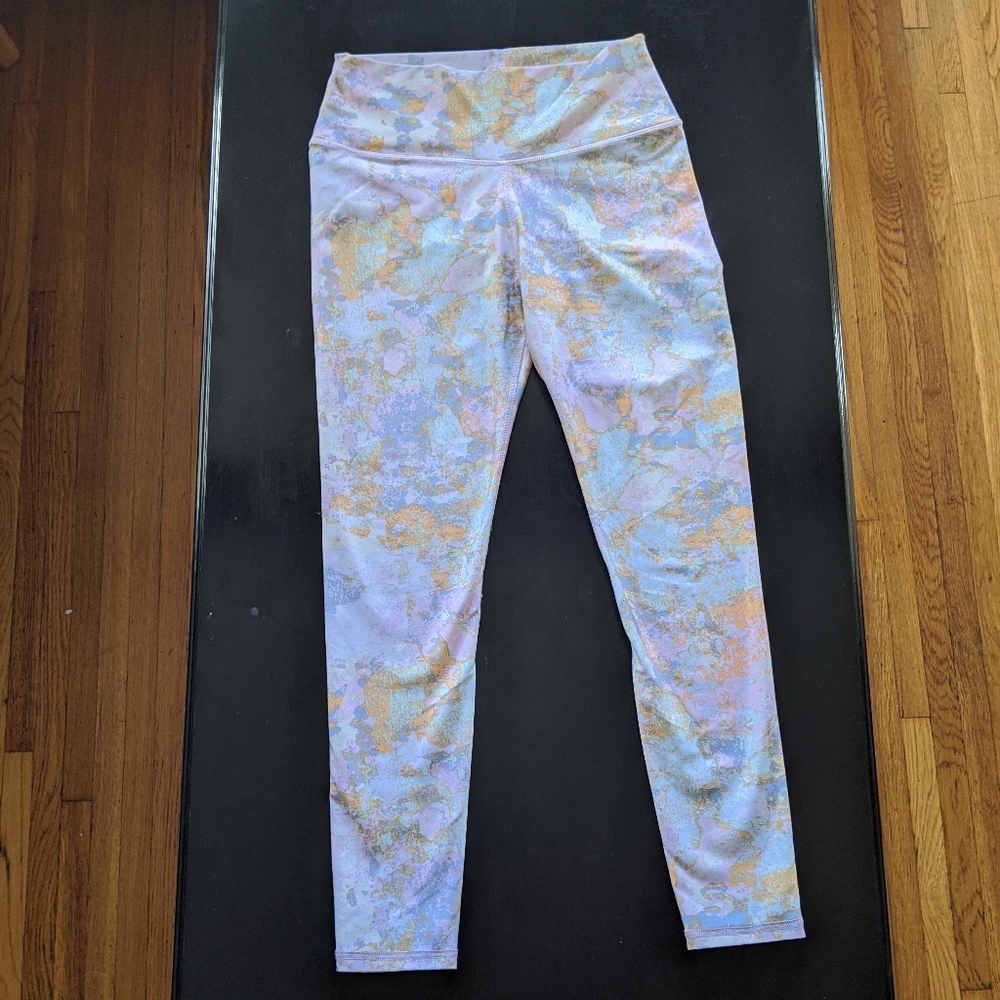Fabletics colorful watercolor highwaisted leggings